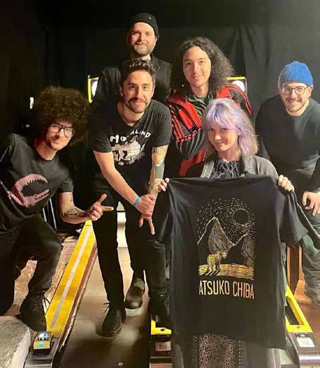 Atsuko Chiba Band with Merch T-shirt