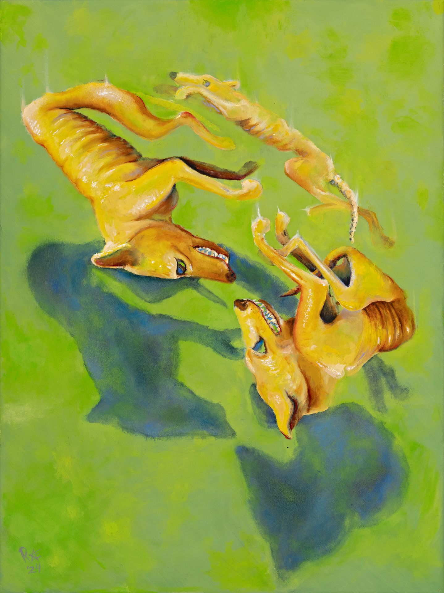 They Are Joyous, They Are Thriving — Golden Greyhounds at Play