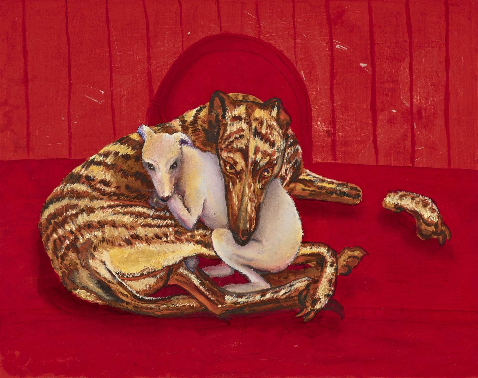 Mama — Thylacine Mother and Joey